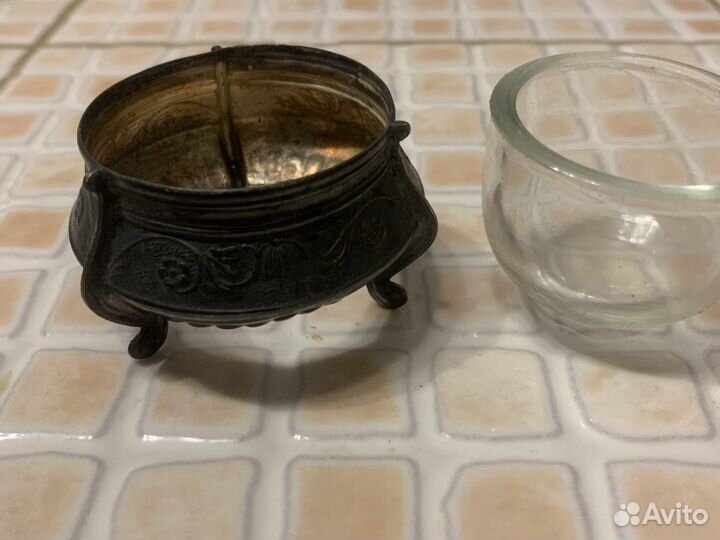 Солонка мельхиор СССР