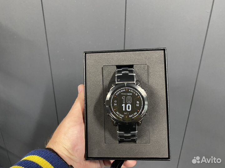 Часы Garmin Fenix 7X Pro Titanium Bracelet Europa