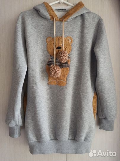 Свитшот утеплённый женский худи