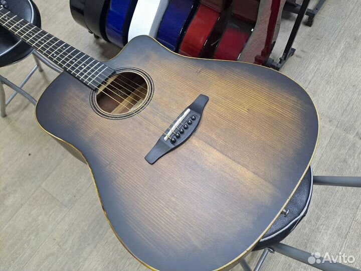 Гитара акустическая массив дредноут