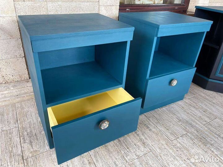 Тумбочка прикроватная СССР после реставрации