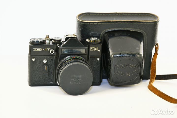 Зенит ем Черный Экспортный фотоаппарат из СССР