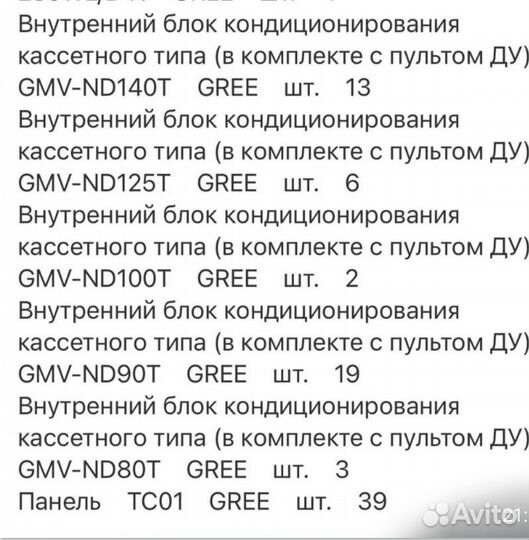 Внутренний блок кондиционера gree с пультом