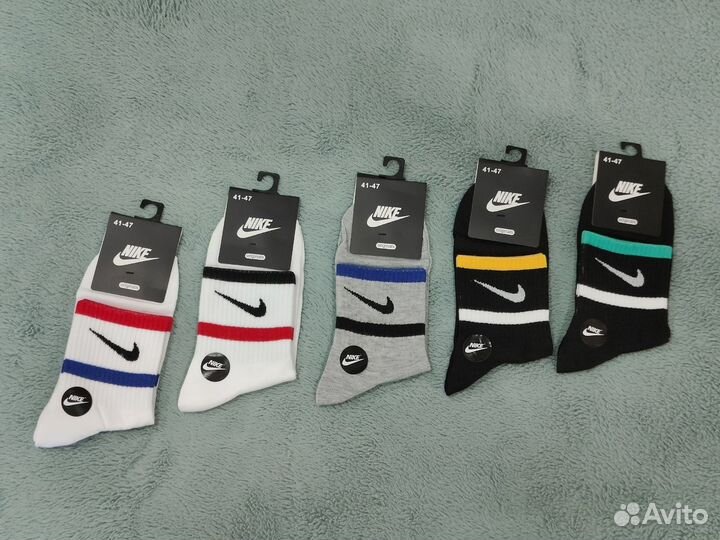 Носки Adidas Nike Ассортимент Xлопок Турция 41-47