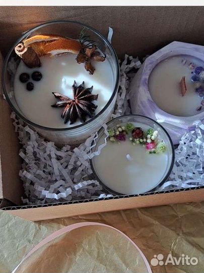 Аромасвечи ручной работы