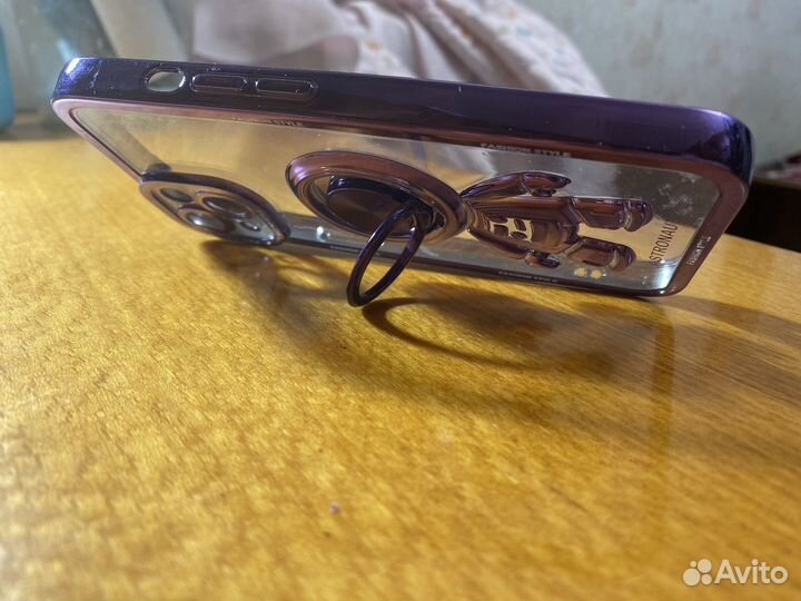 Чехол для iPhone 14 с кольцом-держателем