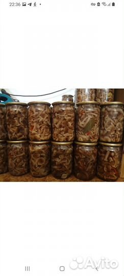 Маринованные опята