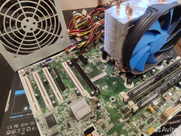 Процессор, охлад, + мат.плата и память