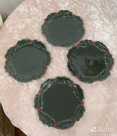 Тарелки,Тарелки новогодние, Керамика