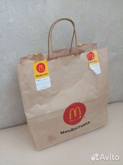 Пакет от McDonald's original
