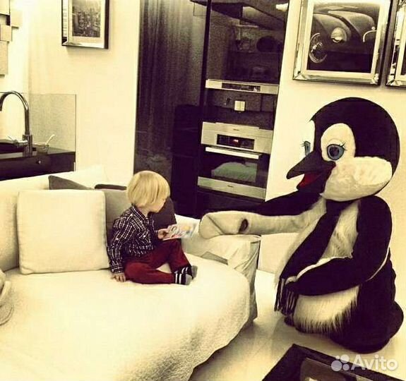 Пингвин и Гигантская Панда(2,6м)