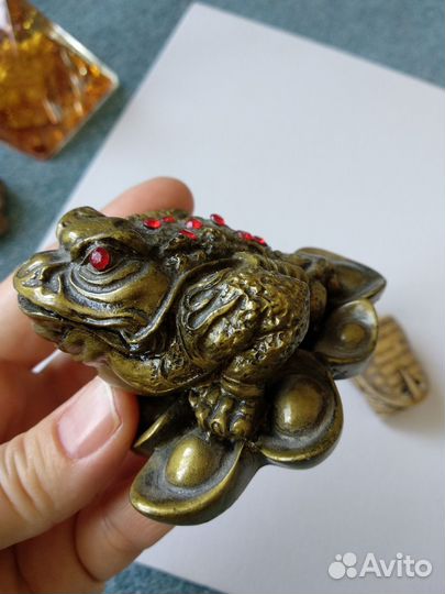 Фигурки статуэтки сувениры Жаба Хотей Нэцкэ