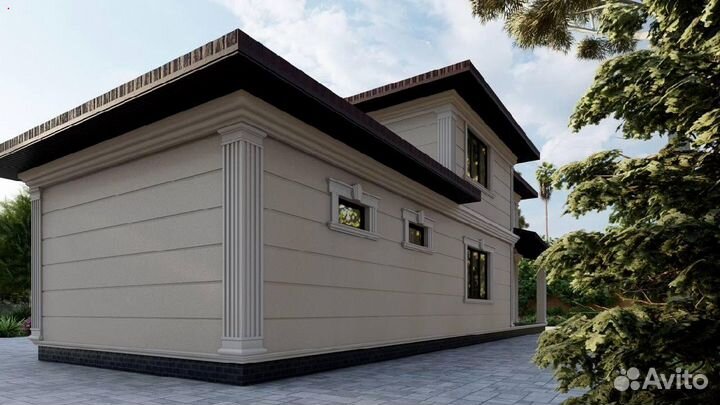 Фасадный декор. Оконные обрамления