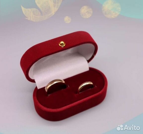 Футляр для обручальных колец, коробка для колец