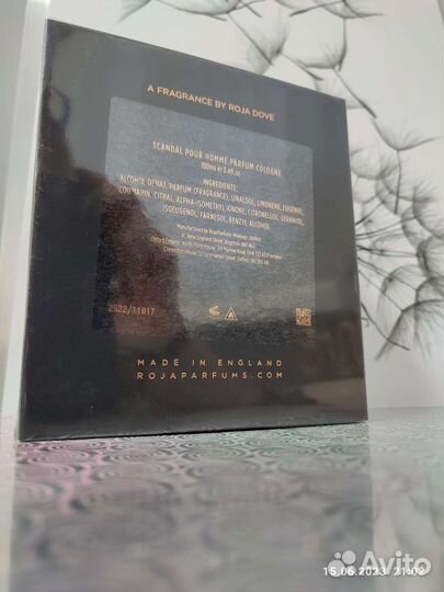 Парфюм scandal pour homme parfum cologne Roja