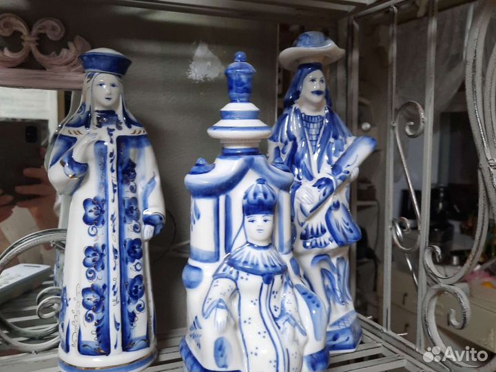 Шторы гжель фарфор