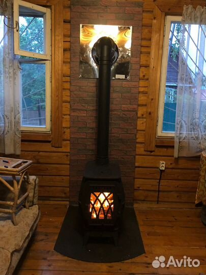 Бахта печь-камин чугунный