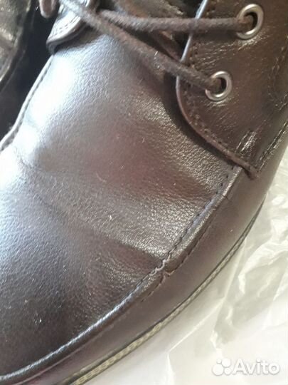 Ботинки зимние 40 размер кожа