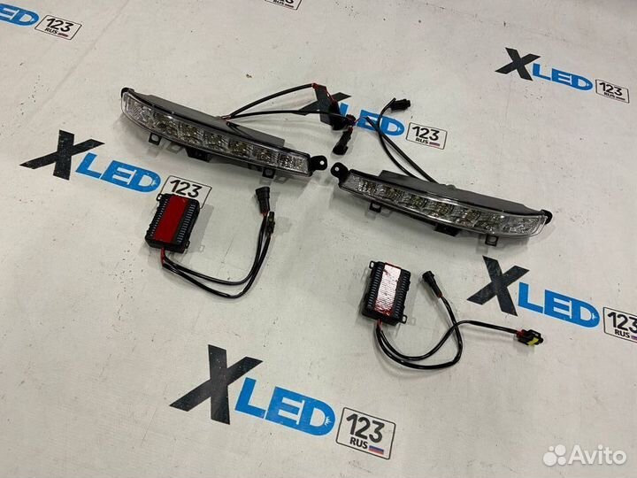 Комплект дхо туманки Mercedes W221 AMG S65