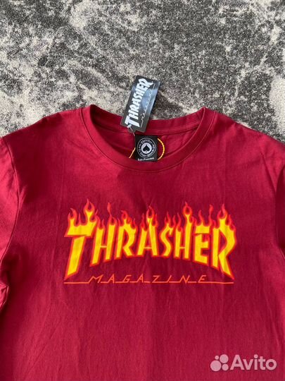 Футболка Thrasher Flame Logo “Red”