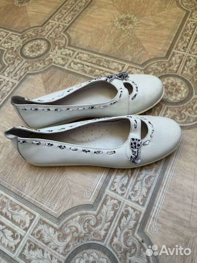 Балетки натуральная кожа 37.5