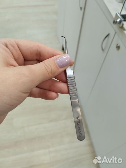 Пинцет для наращивания ресниц