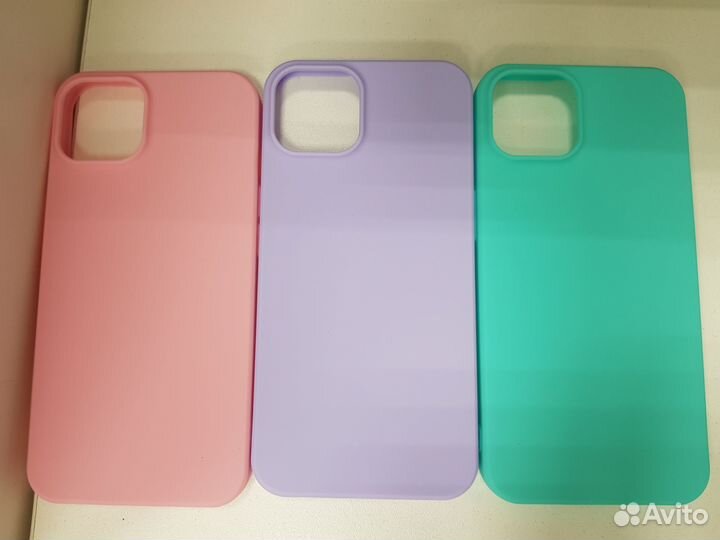 Чехол бампер для iPhone 14 разноцветные