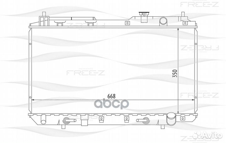 Радиатор KK0239 free-Z