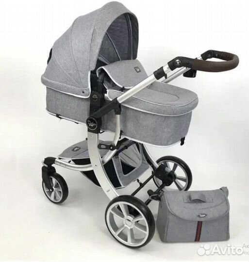 Детская коляска трансформер для новорожденных 2в1