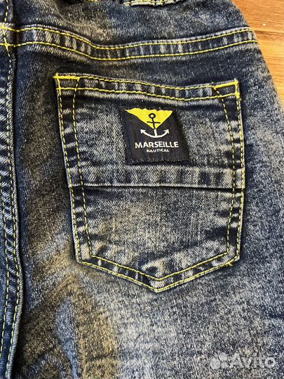 Джинсовый костюм для мальчика 104