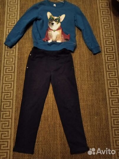 Ветровка, костюм, джинсы и др. р.134