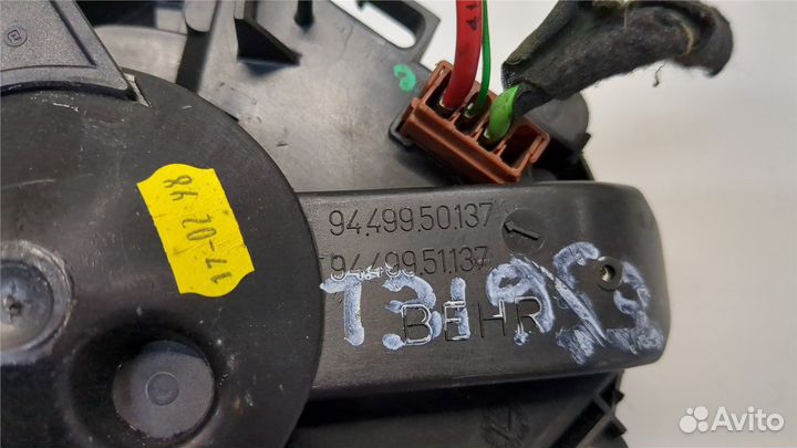 Двигатель отопителя Peugeot 806, 1998