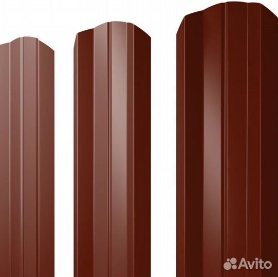 Штакетник М-образный А фигурный 0,4