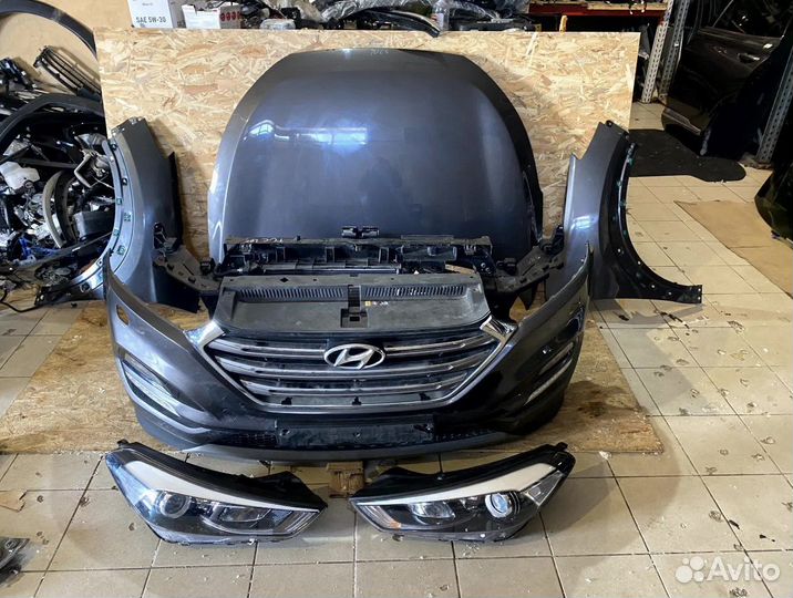 Hyundai Tucson 3 перед целиком (ноускат)