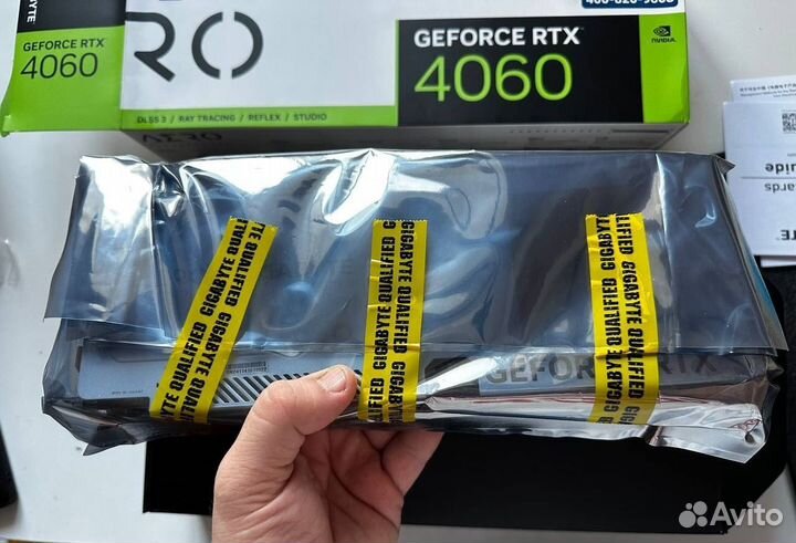 Видеокарта GeForce RTX4060 aero OC 8Gb