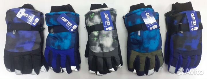 Перчатки балоневые зимние на мальчика новые 6-10