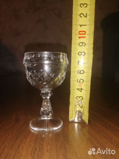 Хрустальные рюмки на ножке СССР