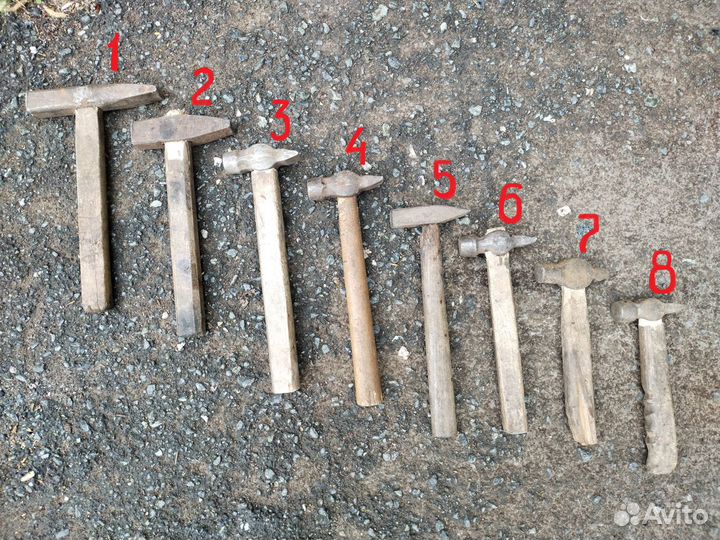 Молотки б/у, качество стали СССР
