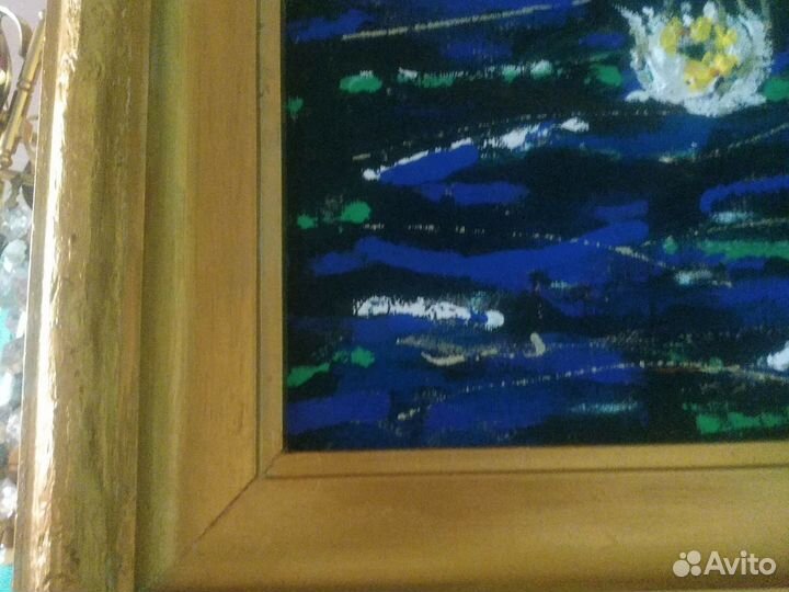 Картина маслом на холсте старинная