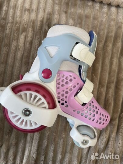 Раздвижные детские роликовые коньки Reaction