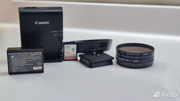 Зеркальный фотоаппарат canon eos 1100d