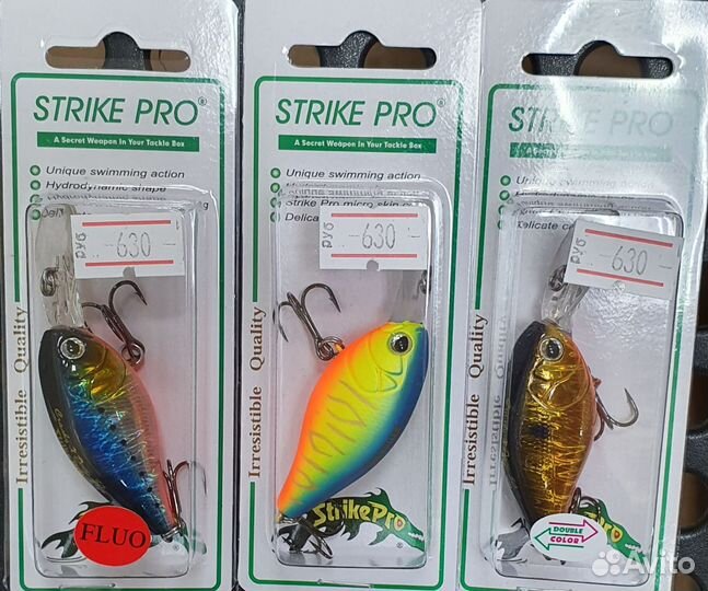 Воблер Strike Pro Cranky-X Deep 50, 1,0м.-2,5м