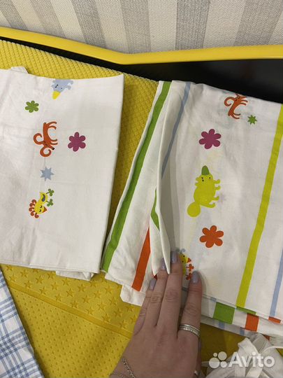 Детское Постельное белье IKEA 2 комплекта