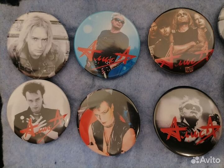 Значки Константин Кинчев группа Алиса