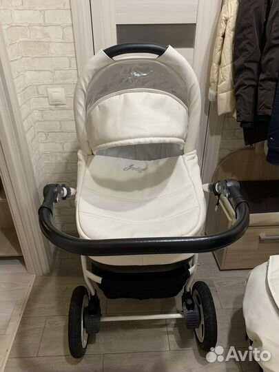 Коляска 2 в 1 indigo экокожа