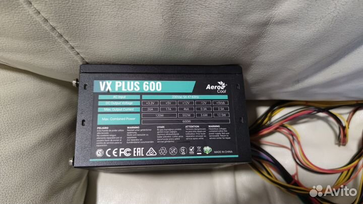 Блоки питания для игровых пк 600/700/750/850/1200W