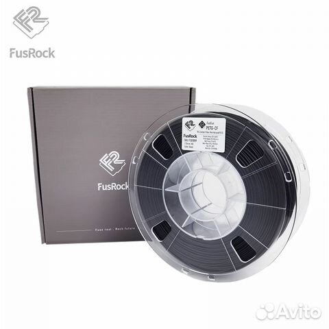 Petg-CF5 пластик FusRock с углеволокном черный 1