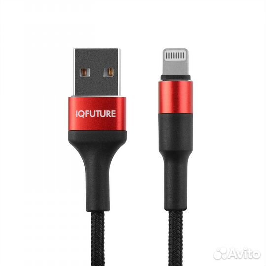 Кабель Lightning - USB 2A IQFuture IQ-UL2A для за