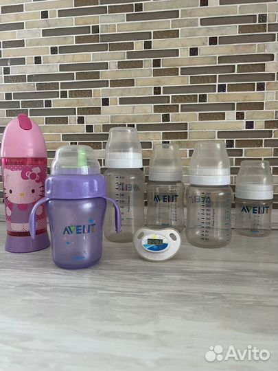 Бутылочки для кормления avent