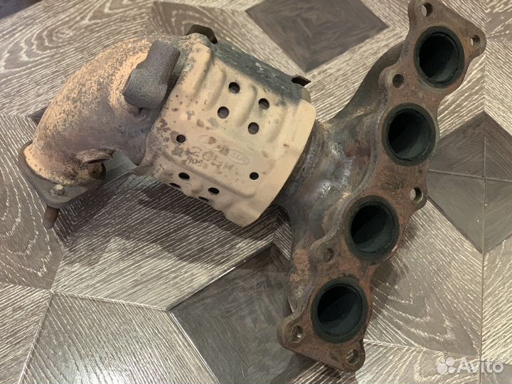 Выпускной коллектор kia optima 4